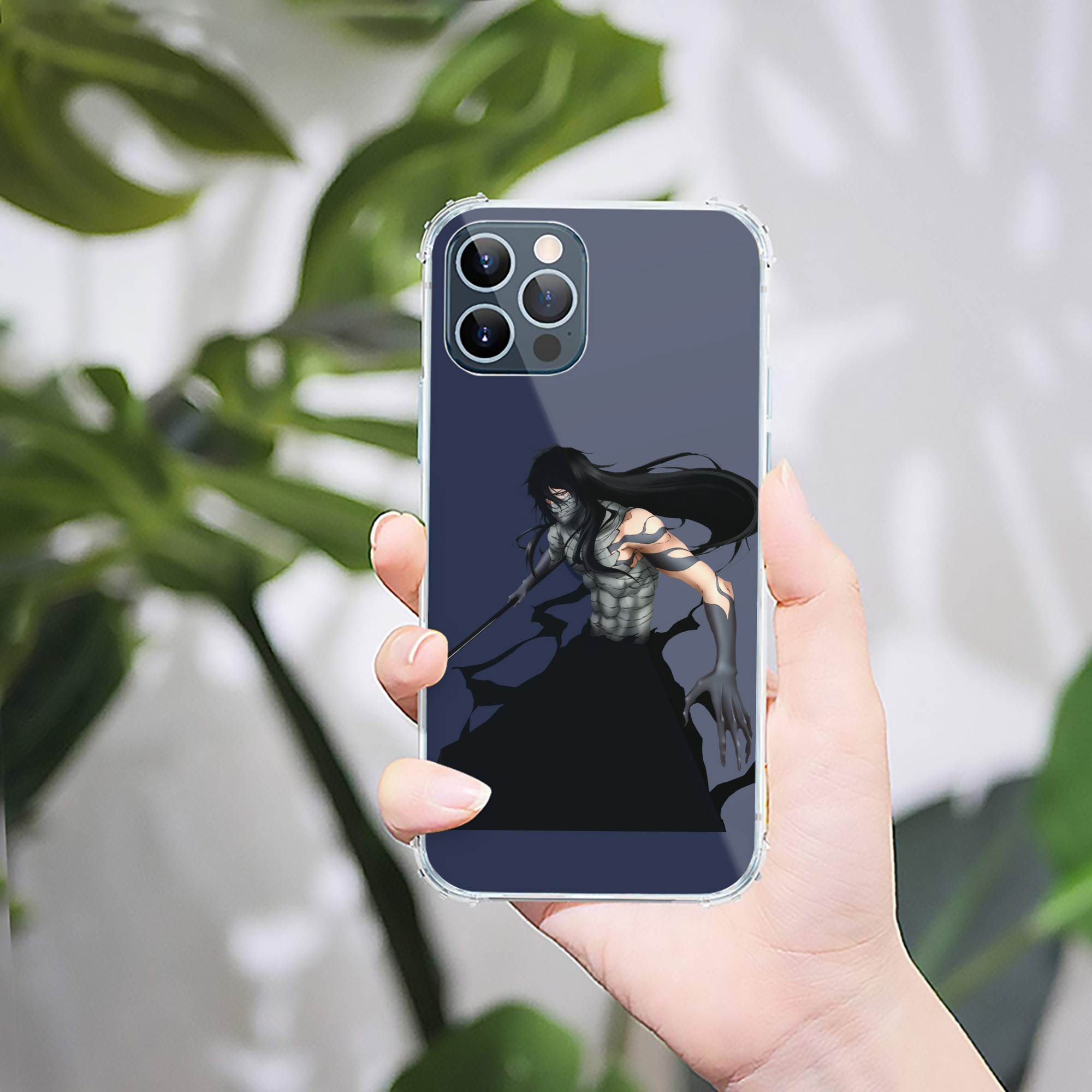 ブリーチ 黒崎一護（くろさき いちご）BLEACH Kurosaki Ichigo 【iPhone 12シリーズ対応】透明スマホケース（クリアソフトケース）